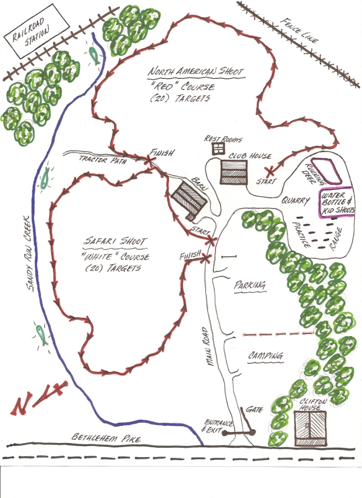 Wapiti Archers - Property Map